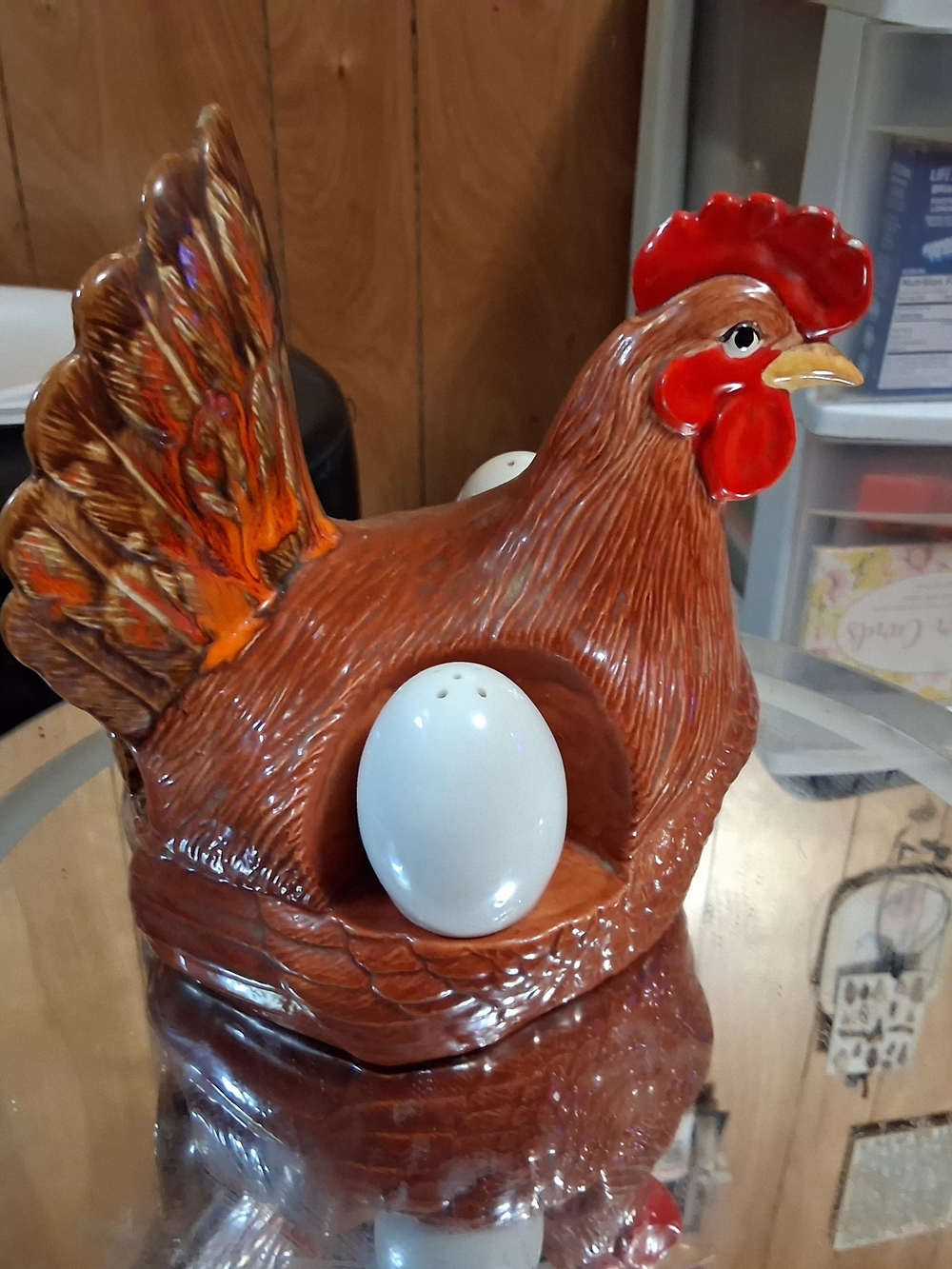 vintage rooster caddy complete set  Jay Imports piece